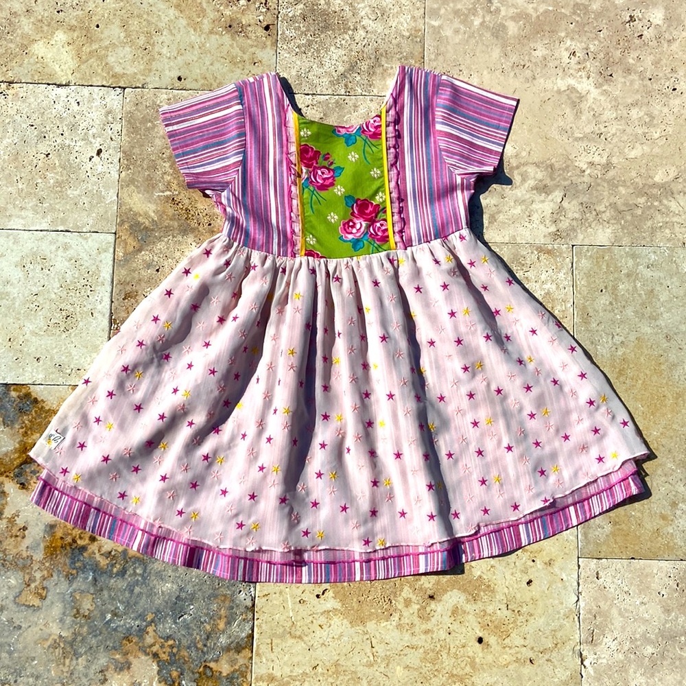 *RARE* Wildflower Embroidered Star Dress